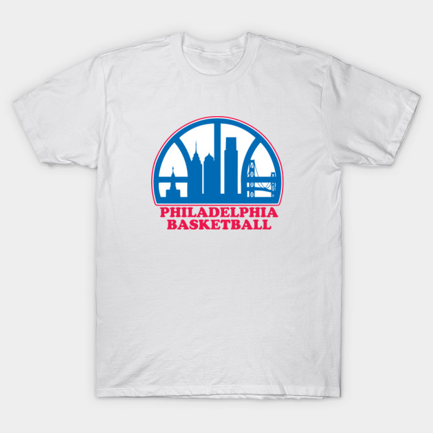 Philadelphia Basketball Logo Tee T-Shirt-TOZ